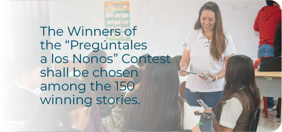 150 cuentos en el concurso "pregúntale a los nonos" Proyecto soto norte